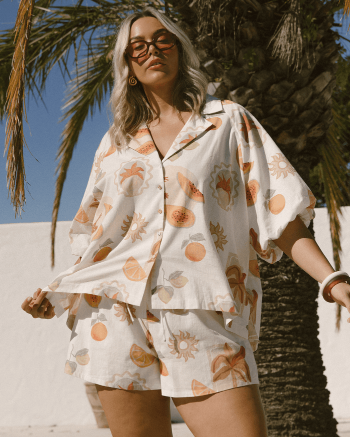 FINAL SALE | Matilda Top | Beige Calypso
