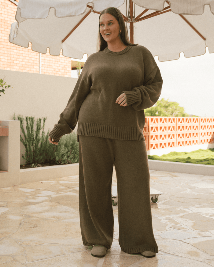 FINAL SALE | Pearl Knit Pants | Green