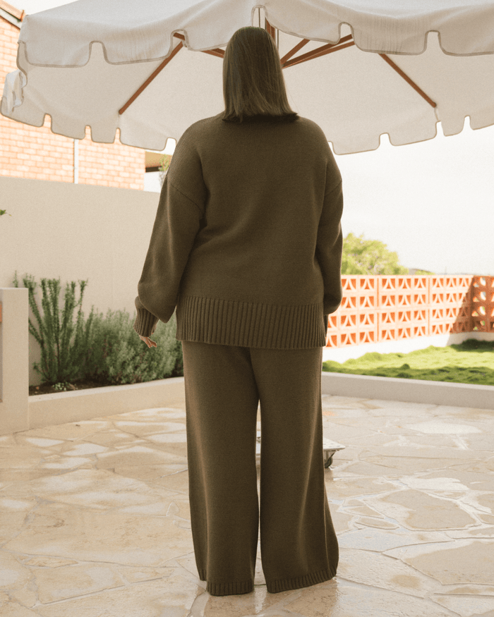 FINAL SALE | Pearl Knit Pants | Green
