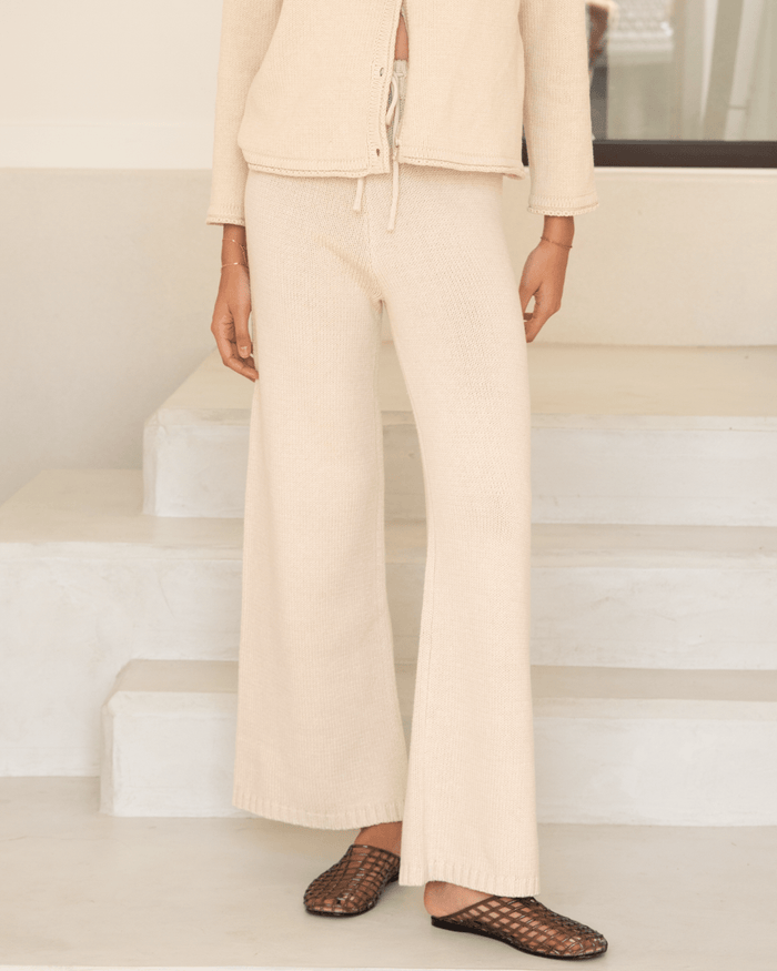 FINAL SALE | Petria Knit Pants | Beige
