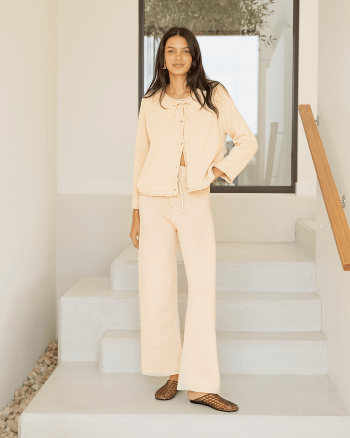 FINAL SALE | Petria Knit Pants | Beige