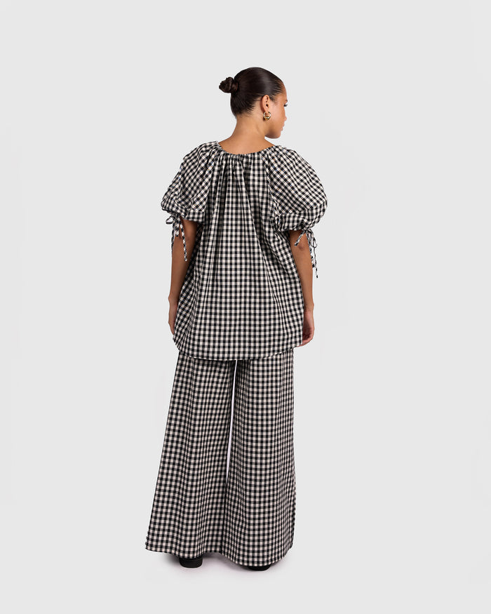 FINAL SALE | Posey Pants | Black Gingham