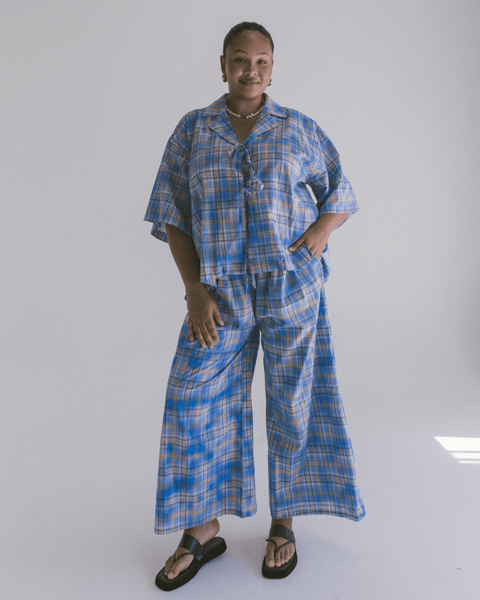 FINAL SALE | Posey Pants | Blue Ridge Gingham