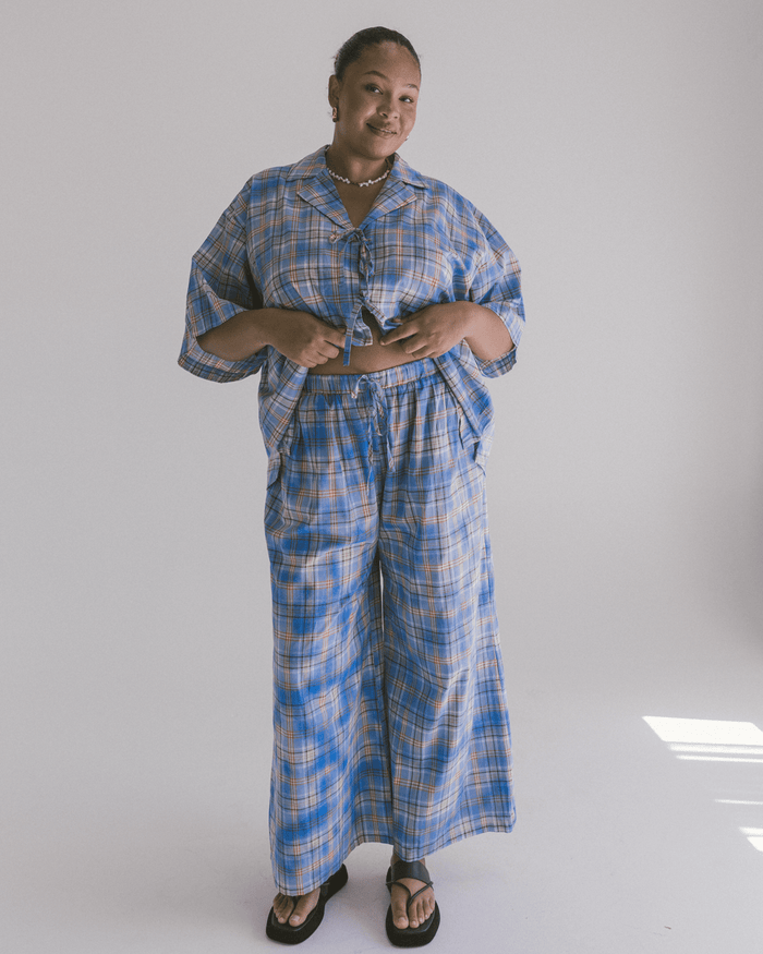 FINAL SALE | Posey Pants | Blue Ridge Gingham