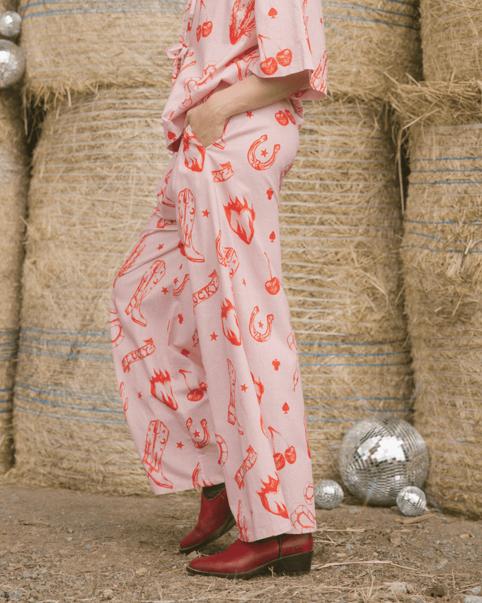 FINAL SALE | Posey Pants | Pink Wildhearts
