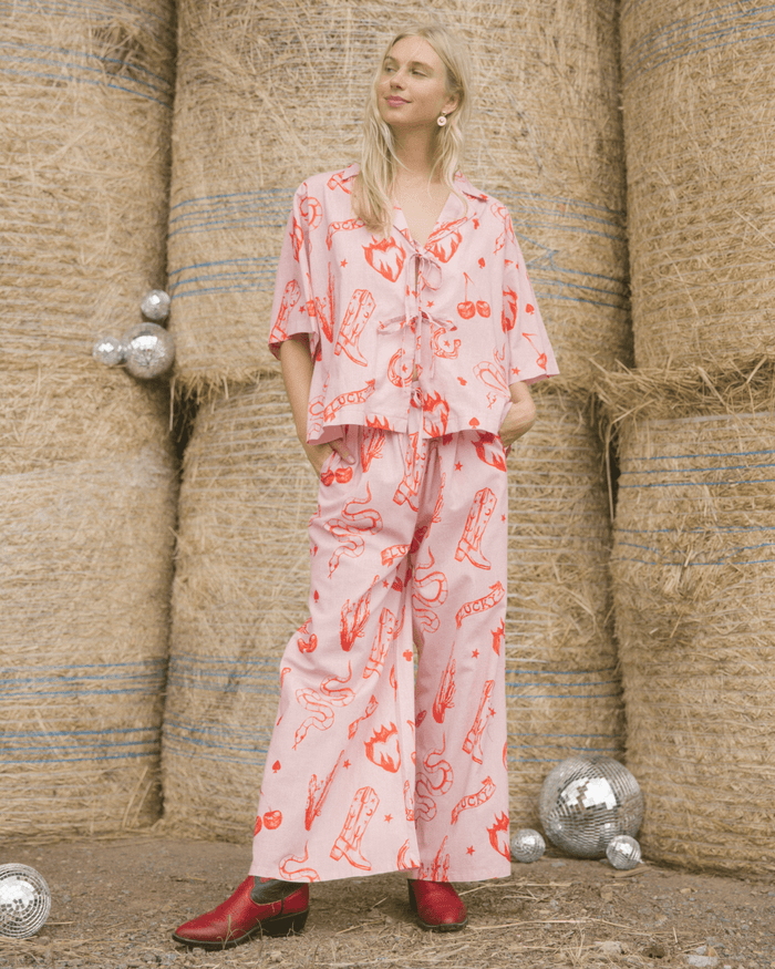 FINAL SALE | Posey Pants | Pink Wildhearts