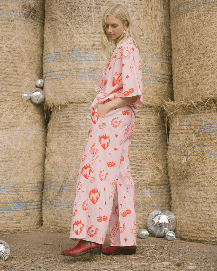 FINAL SALE | Posey Pants | Pink Wildhearts