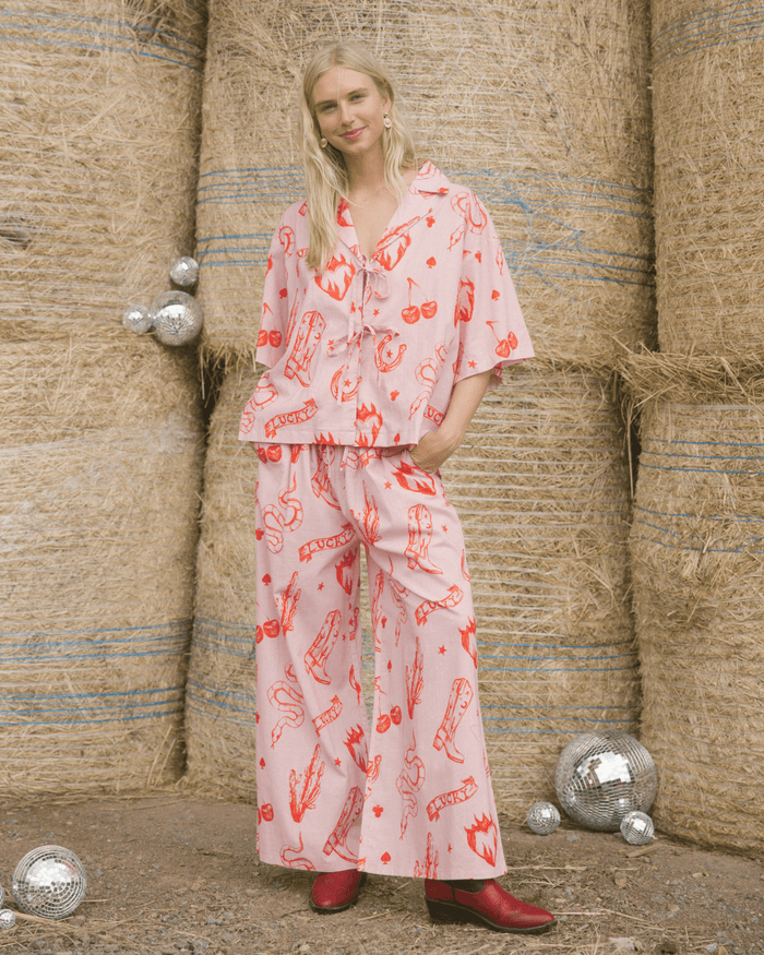FINAL SALE | Posey Pants | Pink Wildhearts