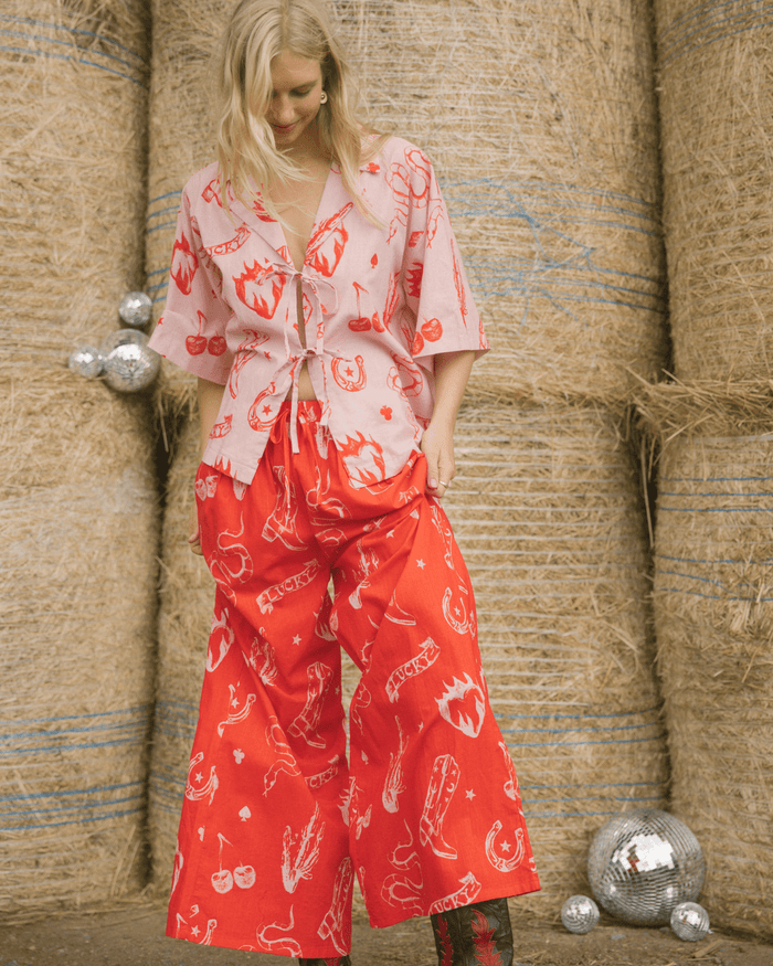FINAL SALE | Posey Pants | Red Wildhearts