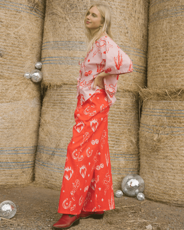 FINAL SALE | Posey Pants | Red Wildhearts