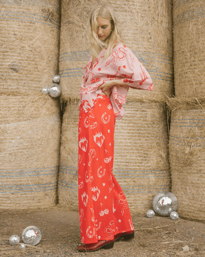 FINAL SALE | Posey Pants | Red Wildhearts