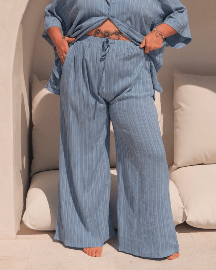 FINAL SALE | Posey Pants | Sky Crepe