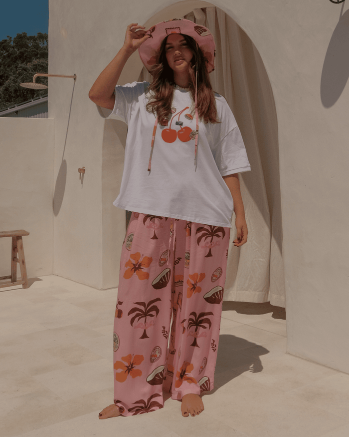 FINAL SALE | Slouchy Tee | Cherry Spritz