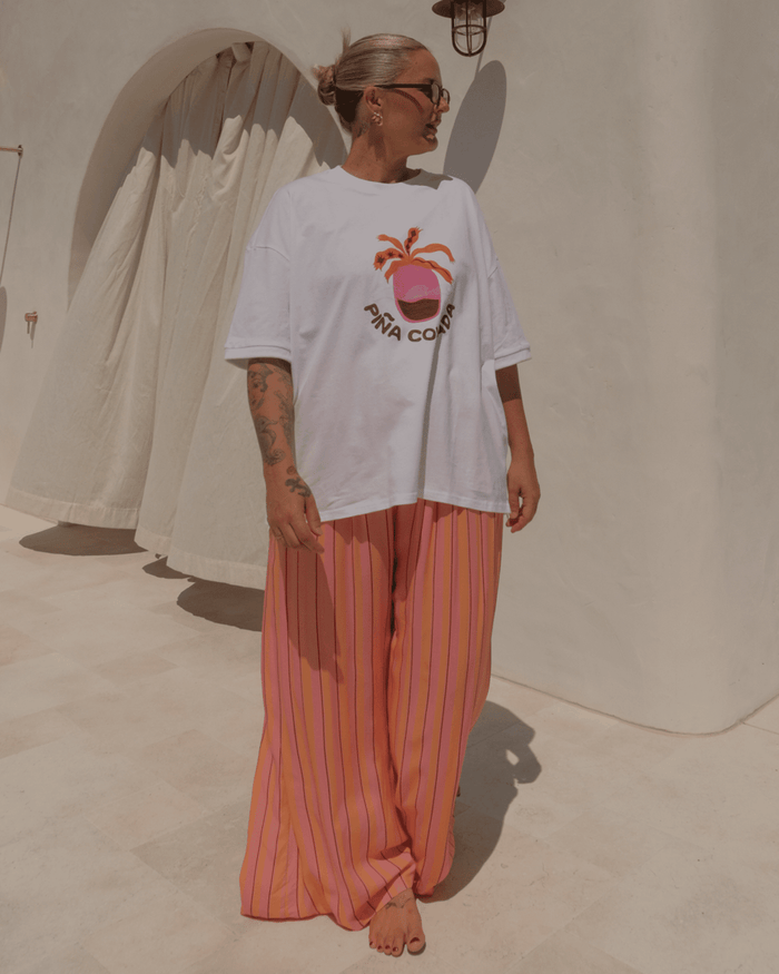 FINAL SALE | Slouchy Tee | Pina Colada