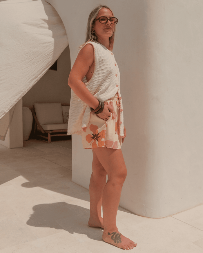 FINAL SALE | Tyler Knit Vest | Cream