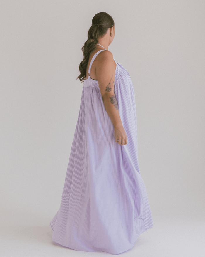 FINAL SALE | Zimi Maxi Dress | Purple Stripe