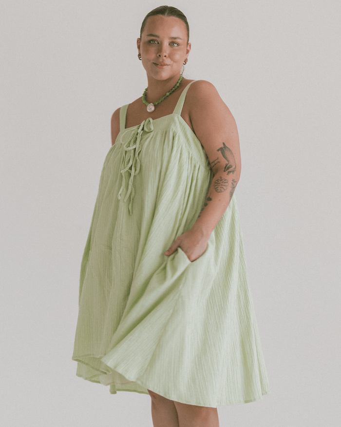 FINAL SALE | Zimi Mini Dress | Green