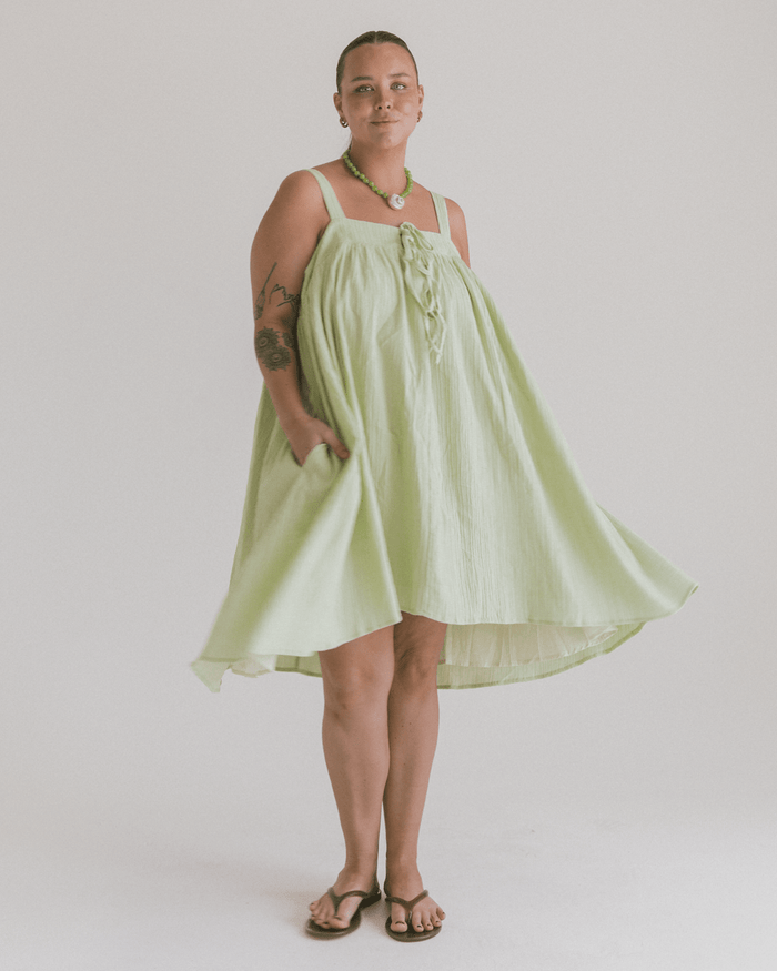 FINAL SALE | Zimi Mini Dress | Green