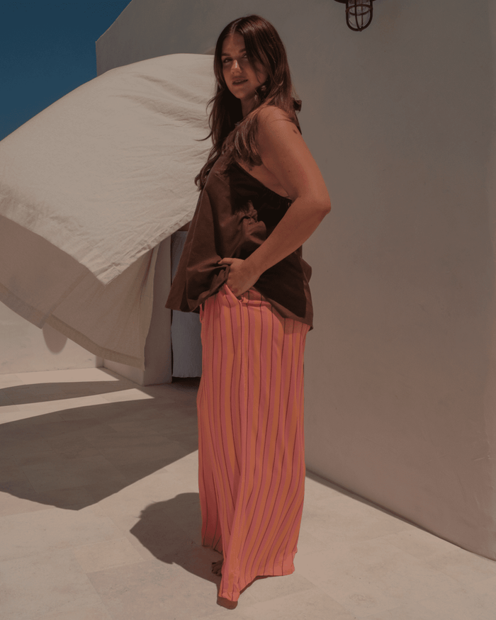 FINAL SALE | Zoe Halter | Chocolate