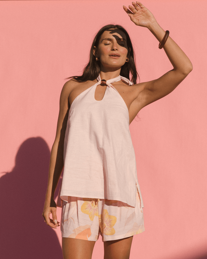 FINAL SALE | Zoe Halter | Pink
