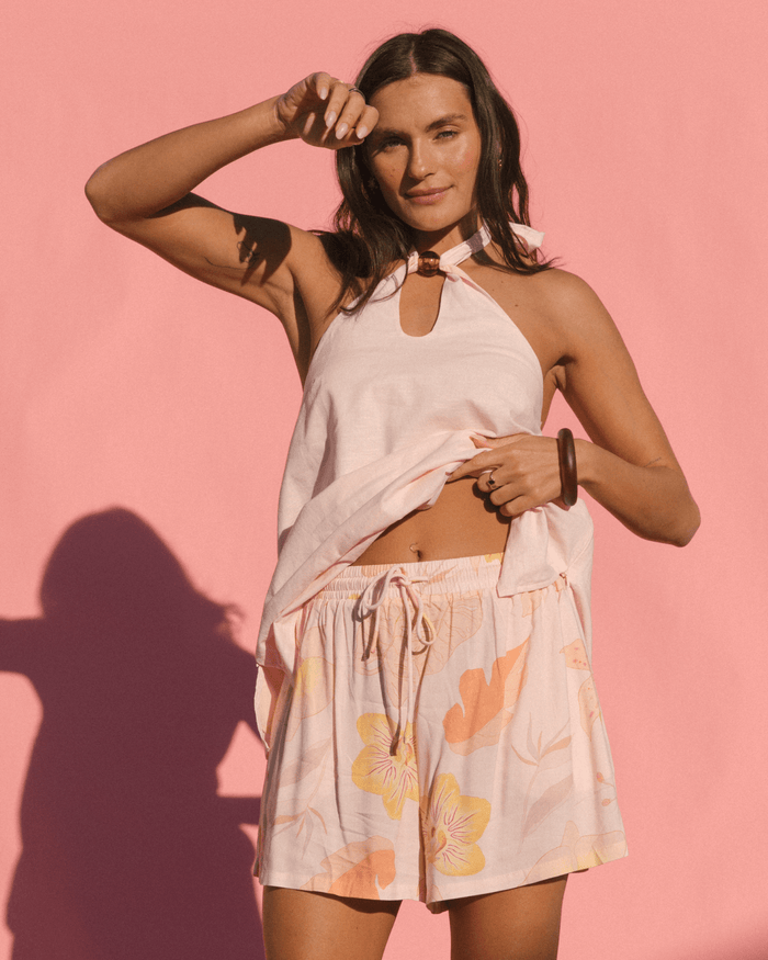 FINAL SALE | Zoe Halter | Pink