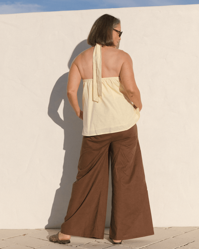 FINAL SALE | Zoe Halter | Yellow