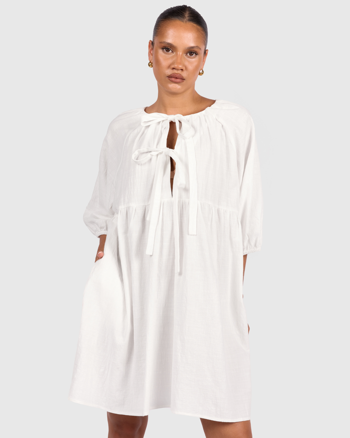 Florence Mini Dress | White