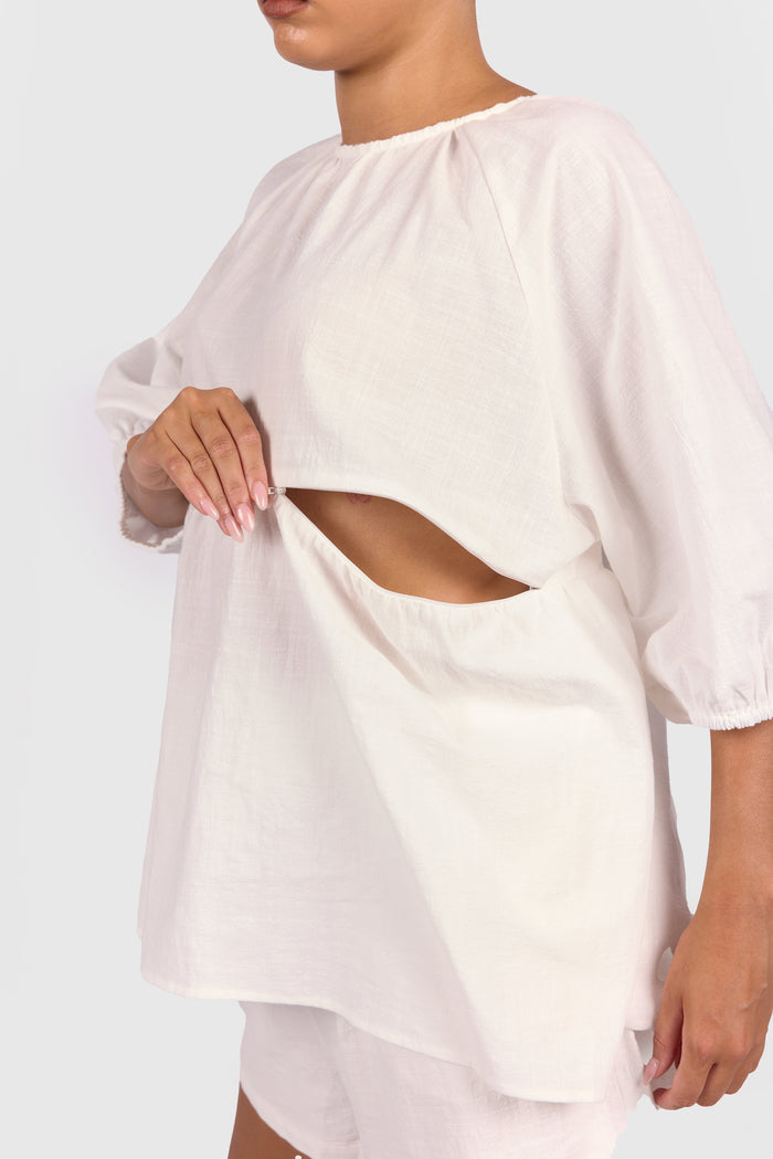 Florence Top | White