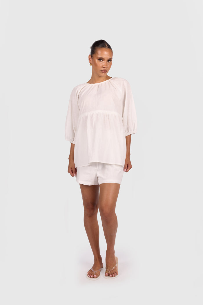 Florence Top | White