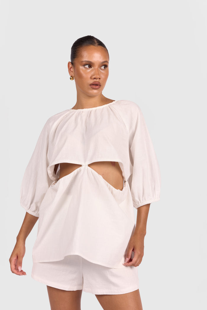 Florence Top | White