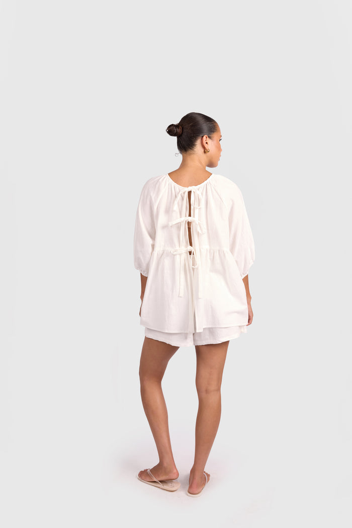 Florence Top | White