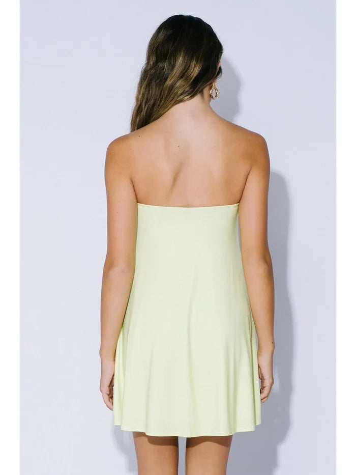 Flowy Flower Print Mini Dress - Greige Goods