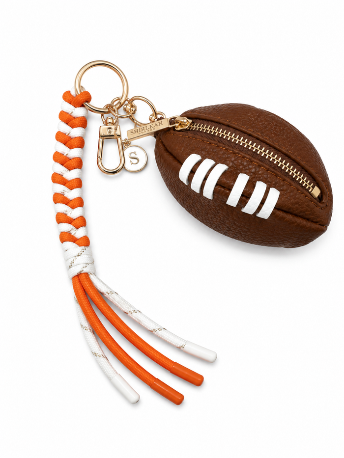 Football Bag Charm/ Key Ring