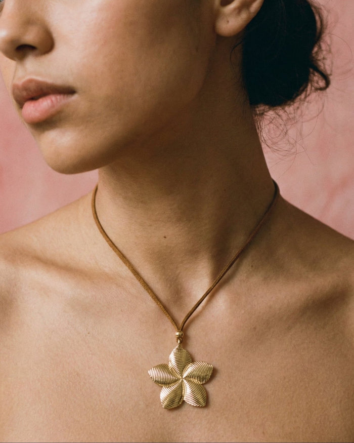 Frangipani Pendant Necklace
