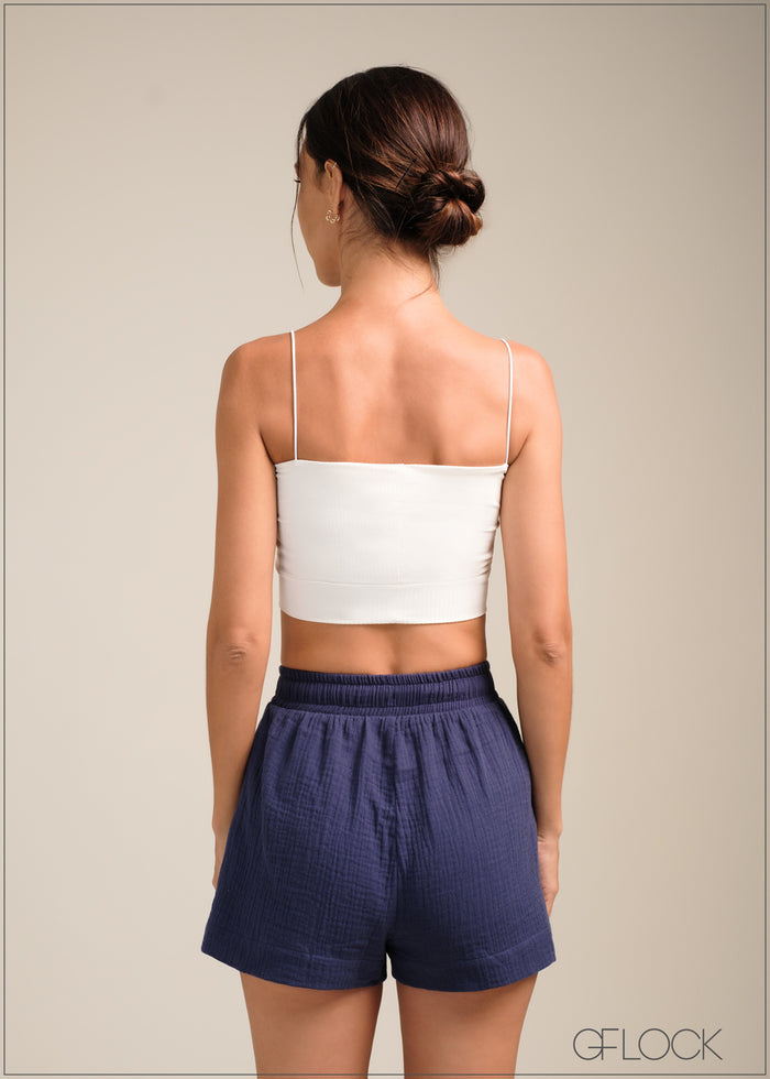 Gauze Pull-On Shorts - 100723