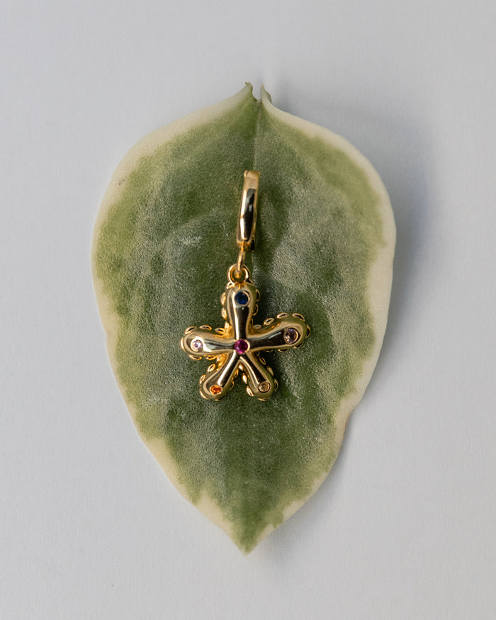 Gem Flower Charm
