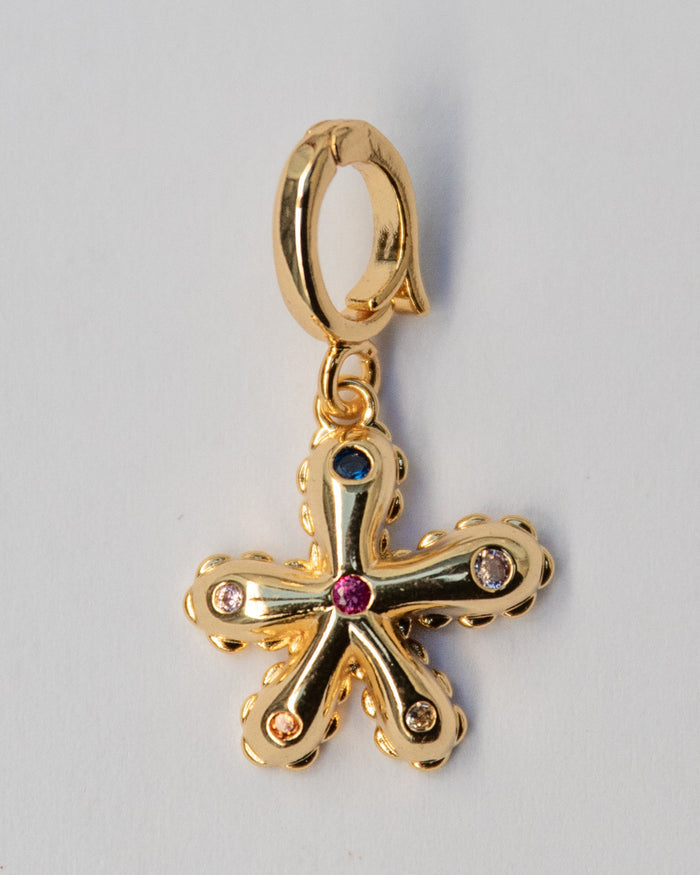 Gem Flower Charm