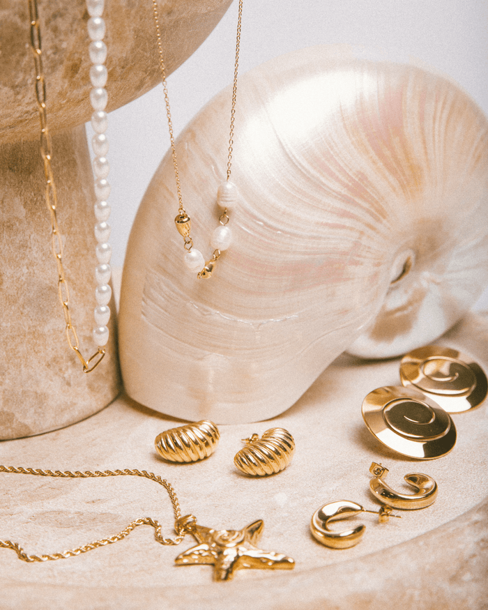 Gilded Spiral Earrings | Gold