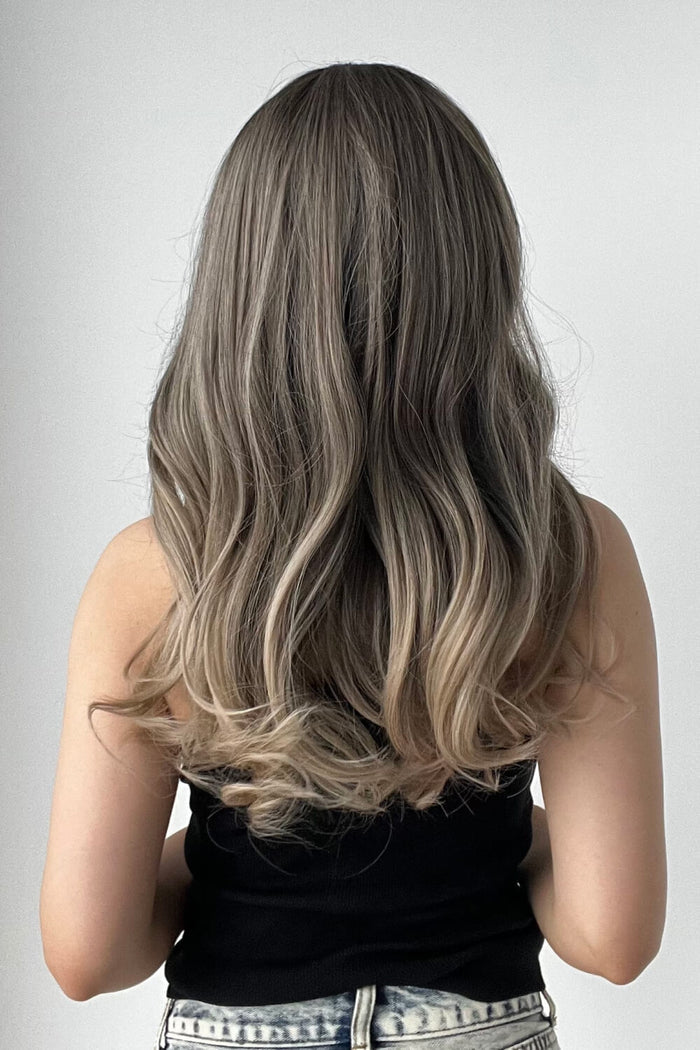 Gilded Strands™ Ash Ombre Straight Wig — 24"