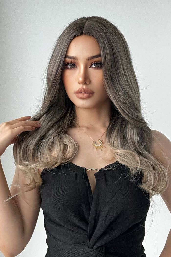 Gilded Strands™ Ash Ombre Straight Wig — 24"