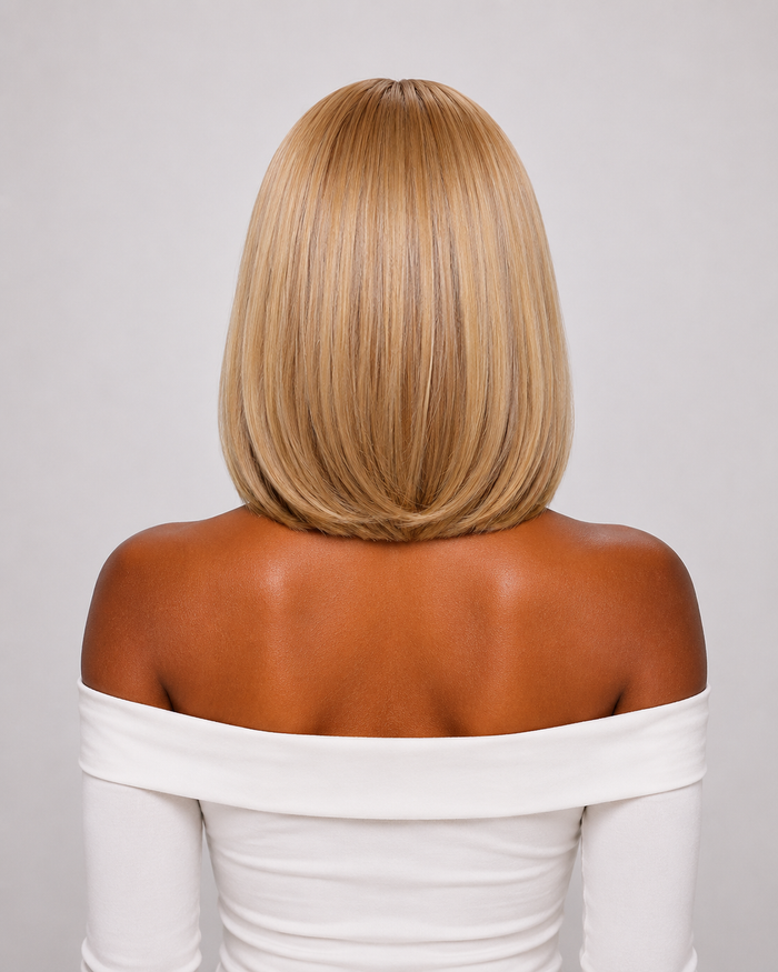 Gilded Strands™ Khaki Straight Bob — 12"