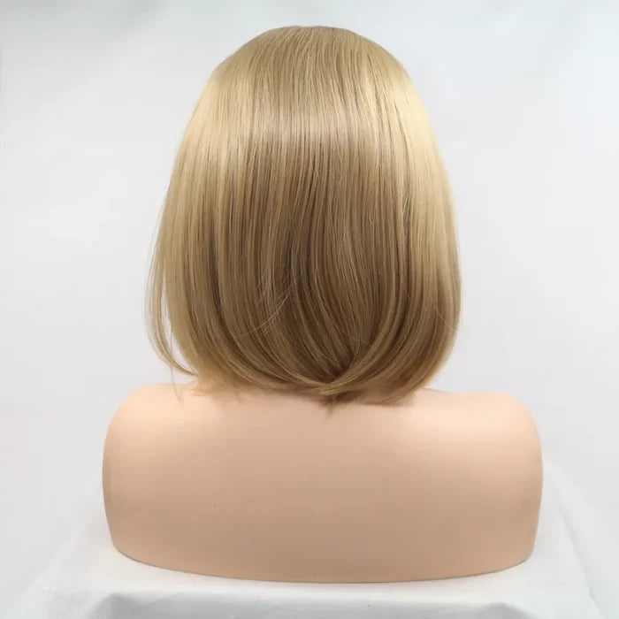 Gilded Strands™ Khaki Straight Bob — 12"