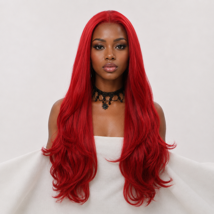 Gilded Strands™ Ruby Allure 24" Lace Front Wig