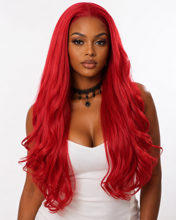Gilded Strands™ Ruby Allure 24" Lace Front Wig