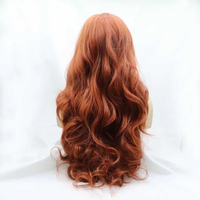 Gilded Strands™ Tangerine Wave Wig — 24"