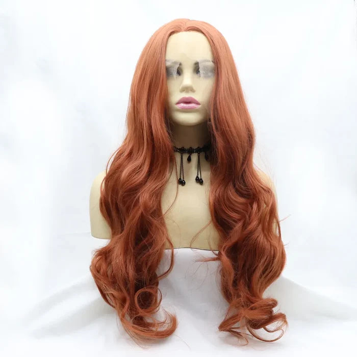 Gilded Strands™ Tangerine Wave Wig — 24"