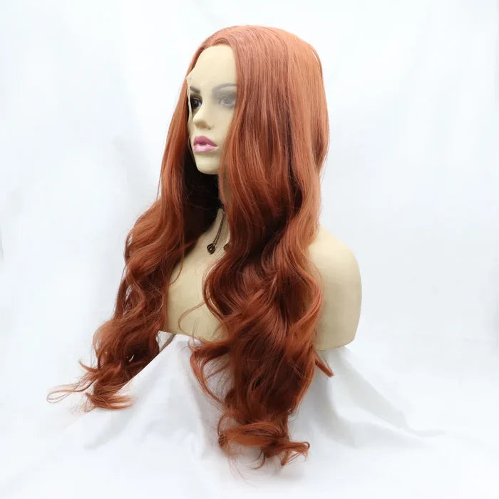 Gilded Strands™ Tangerine Wave Wig — 24"