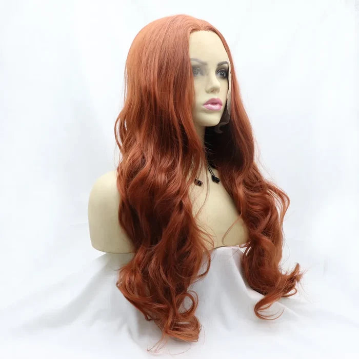 Gilded Strands™ Tangerine Wave Wig — 24"