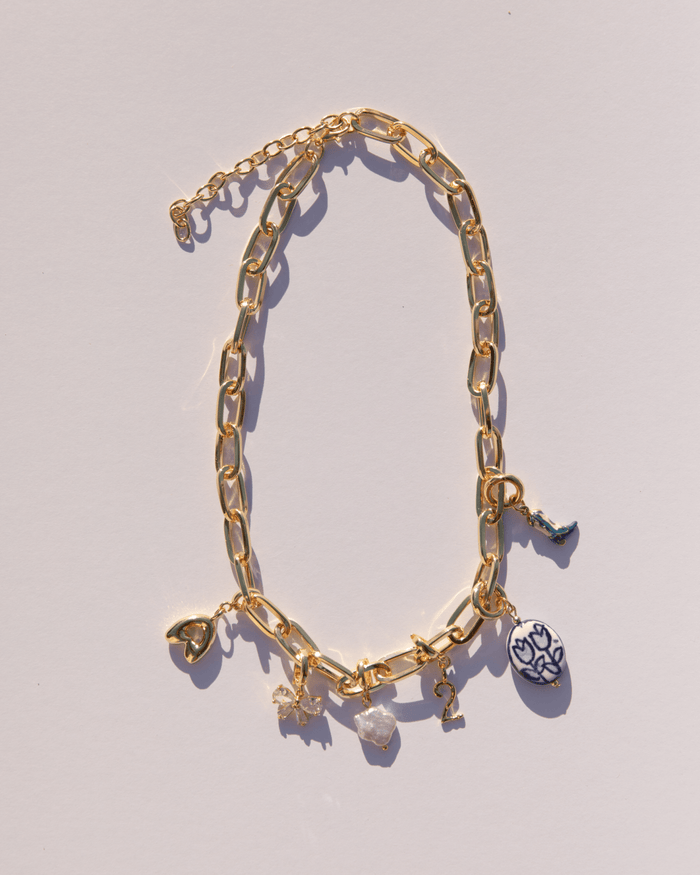 Gold Paperclip Chain Necklace