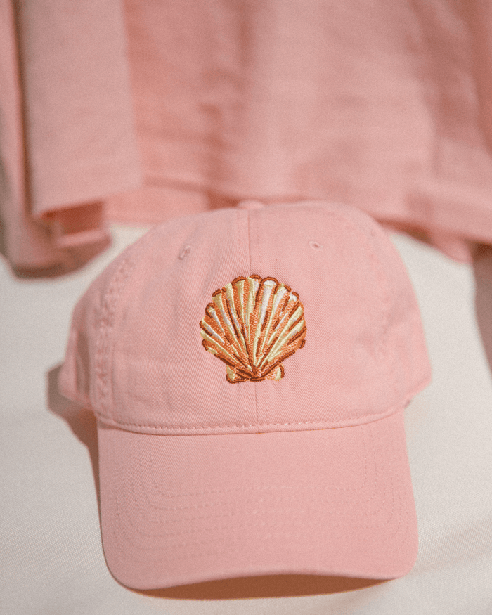 Golden Shell Cap | Pink